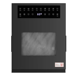 Сушилка для продуктов Ardesto FDB-1242, 850Вт, поддонов -12x3см, макс-70°С, таймер, электр. управление, нерж., черный №7