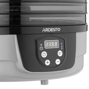 Сушилка для продуктов Ardesto FDB-532TTC, 250Вт, поддонов -5x3см, диаметр-32см, макс-70°С, таймер, электр. управление, пластик, белый №5