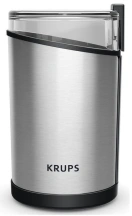 Кофемолка Krups роторная 200Вт, объем зерен-85г, пластик/металл, черный