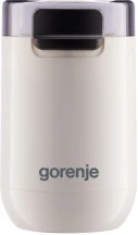 Кофемолка Gorenje роторная 150Вт, объем зерен-45г, 3 степени помола, пластик/металл, белый