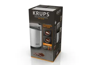 Кофемолка Krups роторная 200Вт, объем зерен-85г, пластик/металл, черный №5