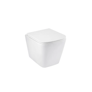 Унітаз підвісний безобідковий Kroner Eifel WHI493436 RIMLESS з сидінням Slim Duroplast / Soft-close / Quick relase (KE493436WHIR) №1