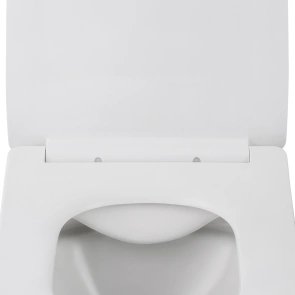 Унитаз подвесной безобедочный Kroner Eifel WHI523629 RIMLESS с сиденьем (KE523629WHIR) №4