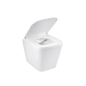 Унітаз підвісний безобідковий Kroner Eifel WHI493436 RIMLESS з сидінням Slim Duroplast / Soft-close / Quick relase (KE493436WHIR) №4