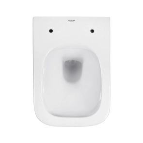 Унітаз підвісний безобідковий Kroner Eifel WHI493436 RIMLESS з сидінням Slim Duroplast / Soft-close / Quick relase (KE493436WHIR) №7