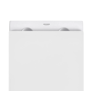 Унітаз підвісний безобідковий Kroner Eifel WHI493436 RIMLESS з сидінням Slim Duroplast / Soft-close / Quick relase (KE493436WHIR) №10