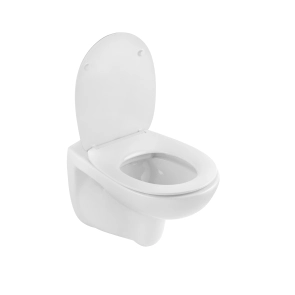 Унітаз підвісний безобідковий Kroner KRP - A534UF Rimless 410х355х555 мм, сидіння Slim Duroplast / Soft-close / Quick relase №3