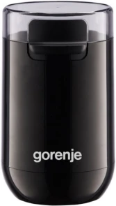 Кавомолка Gorenje роторна 150Вт, об'єм зерен-45г, пластик/метал, чорний №1