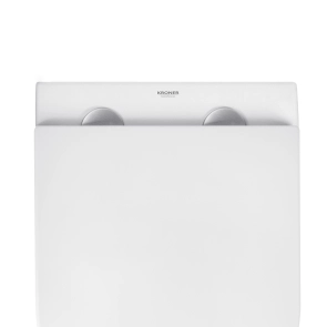 Унітаз підвісний безобідковий Kroner Harz WHI493736 RIMLESS з сидінням Slim Duroplast / Soft-close / Quick relase (KH493736WHIR) №10