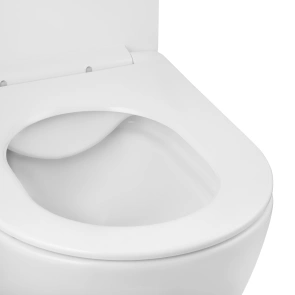 Унітаз підвісний безобідковий Kroner Harz WHI523632 RIMLESS з сидінням (KH523632WHIR) №7