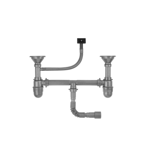 Сифон для кухонної мийки Kroner KRP Siphon - 012 3 1/2"х50/40 мм №1