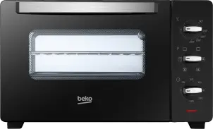 Піч електрична Beko, 30л, 1600Вт, механіч., конвенція, чорна №3