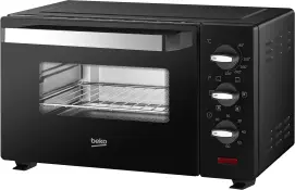 Печь электрическая Beko, 19л, 1400Вт, механич., конвенция, черная