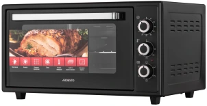 Печь электрическая ARDESTO, 48л, 1600Вт, механич., конвенция, черный №1