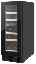 Холодильник Philco для вина, 85х29.5х57, холод.отд.-47л, зон - 2, бут-17, диспл, подсветка, черный