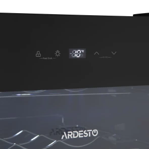 Холодильник ARDESTO для вина, 84.2x48х44, мороз.отд.-96л, зон - 1, бут-34, ST, диспл внутр., черный №11