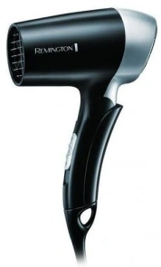 Фен Remington дорожній On The Go, 1400Вт, 2 режими, складна ручка, чорний №5