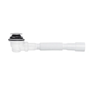 Сифон для душового піддона Kroner KRP - ST08 1 1/2"x60, D-64 з системою Сlick-Сlac, з гнучкою трубкою 40/50 мм №1