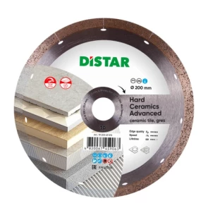 Круг алмазний вiдрiзний Distar 1A1R 200 HARD CERAMICS ADVANCED №1