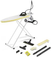 Пароочисник Karcher SI 4 EasyFix Iron, 2000Вт, 800мл, 3.5Бар, глад.дошка, праска, швабра, білий