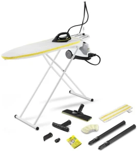 Пароочисник Karcher SI 4 EasyFix Iron, 2000Вт, 800мл, 3.5Бар, глад.дошка, праска, швабра, білий №1