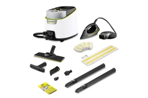 Пароочисник Karcher SC 4 Deluxe Iron, 2200Вт, 1300мл, 4Бар, праска, швабра, білий №2