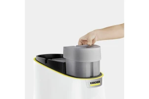 Пароочисник Karcher SC 4 Deluxe Iron, 2200Вт, 1300мл, 4Бар, праска, швабра, білий №6