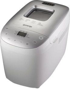Хлебопечка Gorenje 850Вт, программ-1.6, макс.вес - 1.6кг, форма прямоугольник, пластик, серый №3