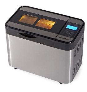 Хлібопічка Gorenje 815Вт, програм-1.4, макс.вага -1.4кг, форма-прямокутник, метал, чорний №2