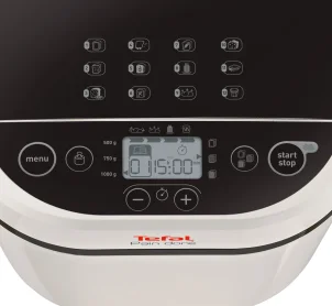 Хлебопечка Tefal PainDore 720Вт, программ-1, макс. вес -1кг, форма-прямоугольник, пластик, черно-белый №5