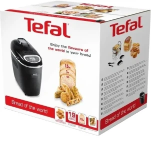 Хлібопічка Tefal Bread of the World 1600Вт, програм-19, макс.вага -1,5кг, форма-квадрат, пластик, чорний №5