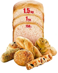Хлібопічка Tefal Bread of the World 1600Вт, програм-19, макс.вага -1,5кг, форма-квадрат, пластик, чорний №6