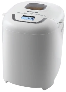 Хлебопечка Gorenje 550Вт, программ-15, макс.вес -0.9кг, форма прямоугольник, пластик, белый №2