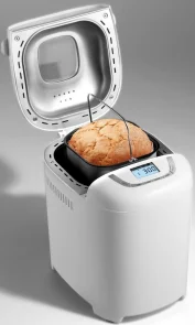 Хлебопечка Gorenje 550Вт, программ-15, макс.вес -0.9кг, форма прямоугольник, пластик, белый №6