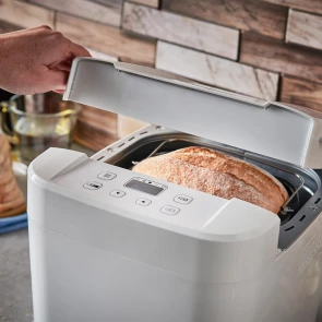 Хлібопічка Russell Hobbs 600Вт, програм-12, макс.вага -1кг, форма-прямокутник, пластик, білий №8