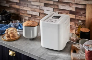 Хлібопічка Russell Hobbs 600Вт, програм-12, макс.вага -1кг, форма-прямокутник, пластик, білий №9