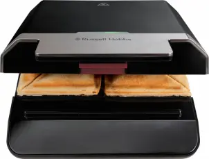 Сэндвичмейкер Russell Hobbs, 750Вт, 1 пластина-сэндвич, корпус-пластик, черный №7