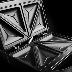 Мультимейкер Russell Hobbs Fiesta 750Вт, алюміній, 3 пластини, корпус-нержав.сталь/пластик, чорний №5