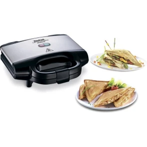Сендвічмейкер Tefal Ultracompact 700Вт, 1 пластина-сендвіч, корпус-нержав.сталь/пластик, чорний №6