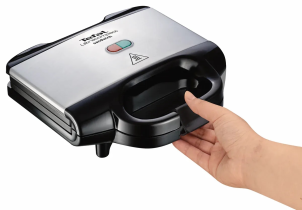 Сендвічмейкер Tefal Ultracompact 700Вт, 1 пластина-гриль, корпус-пластик, чорно-сріблястий №7
