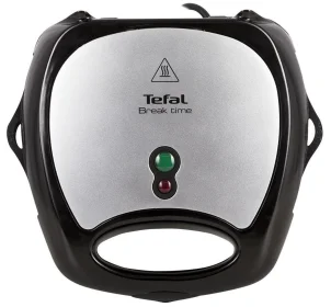 Мультимейкер Tefal Break time 700Вт, тефлон, 3 пластини, корпус-пластик, чорно-сріблястий №3