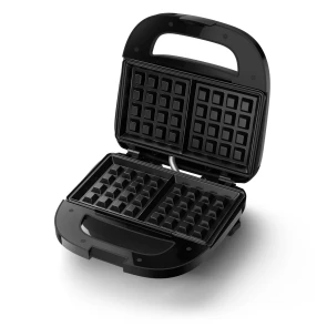Вафельниця Philips Series 3000 750Вт, антипригарне покриття, корпус-пластик, чорний №4