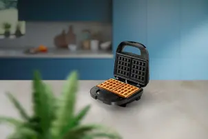 Вафельниця Philips Series 3000 750Вт, антипригарне покриття, корпус-пластик, чорний №5