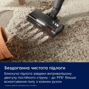 Пилосос Electrolux безпровідний, вологе прибирання, конт пил -0.5л, Втон. робота до 50хв, вага-2.49кг, НЕРА12, 5 насадок, синій №2