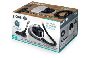 Пилосос Gorenje контейнерний, 700Вт, конт пил -3.3л, HEPA, щітка Xpand Zone, чорний №5