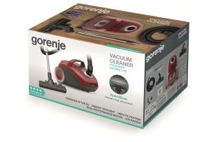 Пилосос Gorenje мішковий, 700Вт, 3л, HEPA, щітка Xpand Zone, телескоп, червоний №7