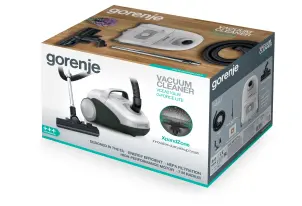 Пилосос Gorenje мішковий, 700Вт, 3л, HEPA, щітка Xpand Zone, телескоп, синій №8