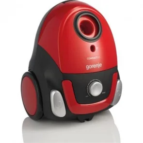 Пилосос Gorenje мішковий, 800Вт, 2л, вага-2.5кг, HEPA, індикатор, телескоп, червоний №5