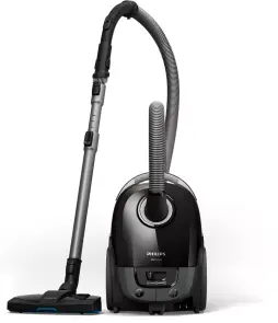 Пылесос Philips мешковый 3000 series, 900Вт, 3л, НЕРА, черный №2