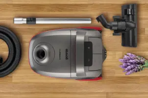 Пилосос Gorenje мішковий, 700Вт, 3л, HEPA, щітка Xpand Zone, turbo brush, телескоп, чорний графіт №7